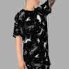 cosmic drifters intersectional witches print t shirt dress side2
