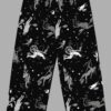 cosmic drifters intersectional witches print wide leg lounge pants front