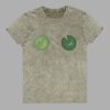 cosmic drifters lily pad tiddies unisex denim t shirt front3