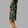 cosmic drifters lily pond print all over print t shirt dress back2