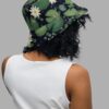 lily pond print reversible bucket hat