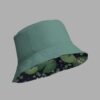 lily pond print reversible bucket hat