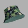 lily pond print reversible bucket hat