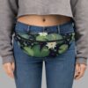 cosmic drifters lily pond print fanny pack front