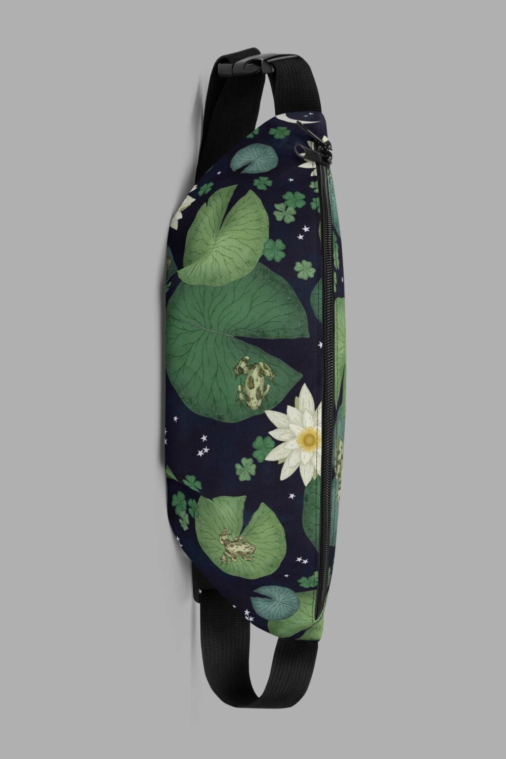 cosmic drifters lily pond print fanny pack front 2