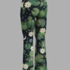 cosmic drifters lily pond print flare leggings back 2