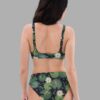 cosmic drifters lily pond print high waist bikini back