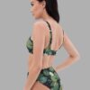 cosmic drifters lily pond print high waist bikini side