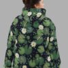 cosmic drifters lily pond print recycled unisex hoodie back