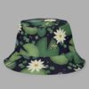 cosmic drifters lily pond print reversible bucket hat