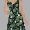 cosmic drifters lily pond print skater dress back