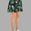 cosmic drifters lily pond print skater skirt side