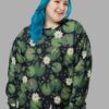 cosmic drifters lily pond print sweater front