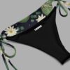 cosmic drifters lily pond print triangle bikini lining2