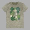 cosmic drifters lily pond unisex denim t shirt front 3