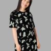 cosmic drifters moonflight print all over print t shirt dress front 2