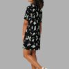 cosmic drifters moonflight print all over print t shirt dress side