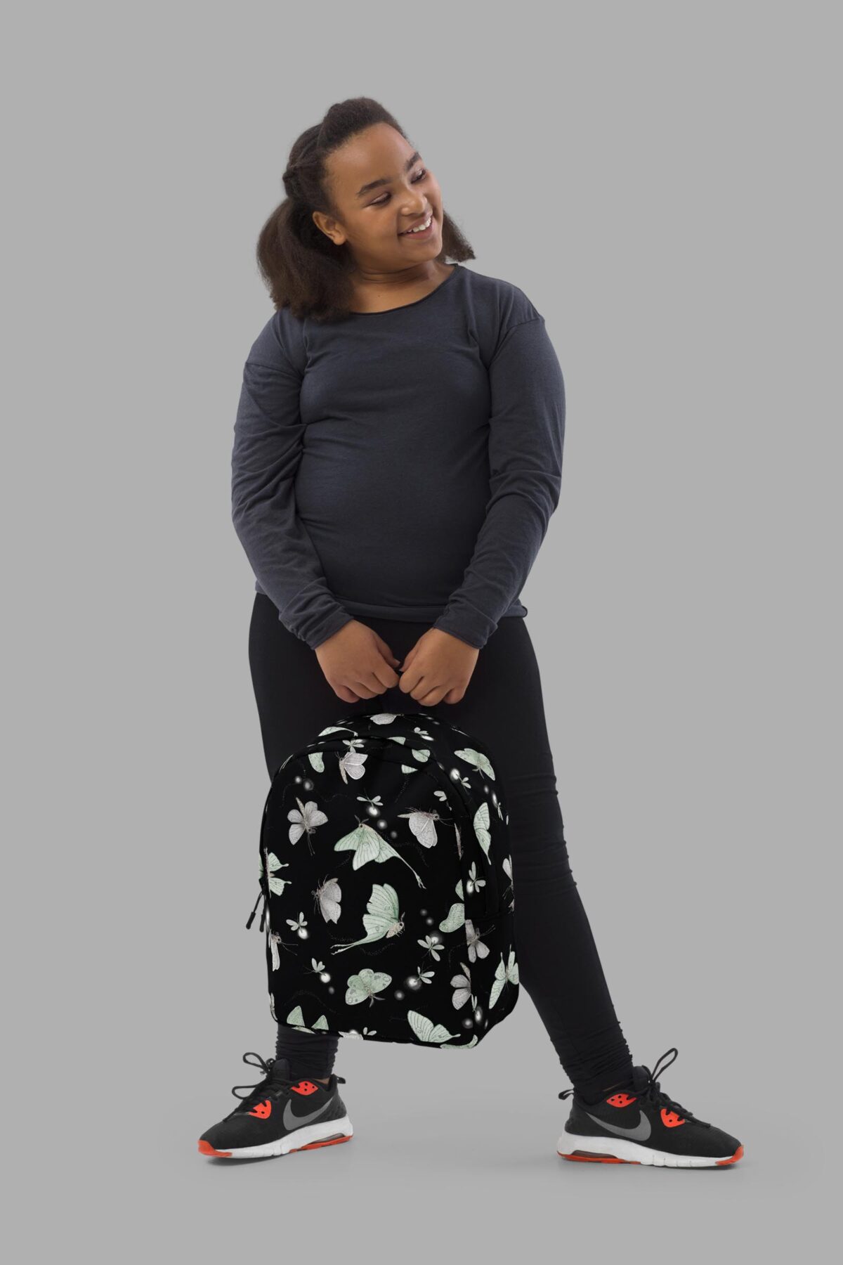 cosmic drifters moonflight print backpack model