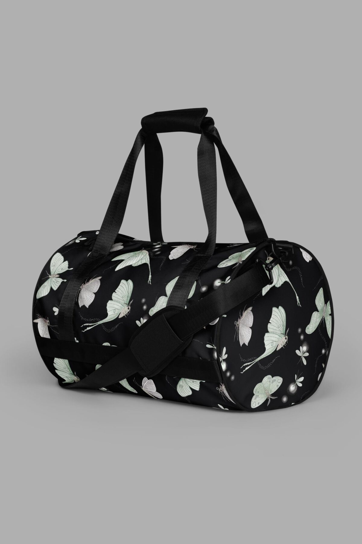 cosmic drifters moonflight print gym bag end