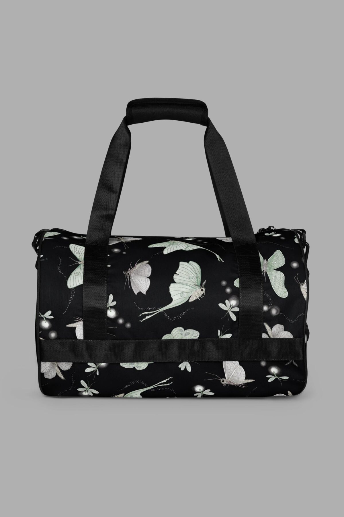cosmic drifters moonflight print gym bag side