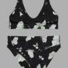 cosmic drifters moonflight print high waist bikini back2