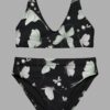 cosmic drifters moonflight print high waist bikini front2