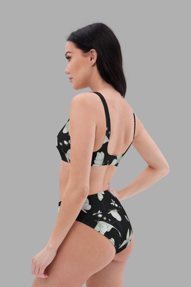 cosmic drifters moonflight print high waist bikini side2