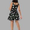 cosmic drifters moonflight print skater dress back