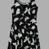 cosmic drifters moonflight print skater dress back 2