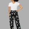 cosmic drifters moonflight print unisex wide leg pants back