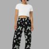 cosmic drifters moonflight print unisex wide leg pants front