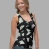 cosmic drifters moonflight print womens tank top side