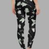 cosmic drifters moonflight print yoga leggings back