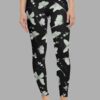 cosmic drifters moonflight print yoga leggings front