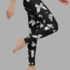 cosmic drifters moonflight print yoga leggings side 2