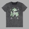 cosmic drifters moonflight unisex denim t shirt black front 3