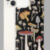 cosmic drifters mushroom clear case for iphone iphone 14 plus case with phone 64e26f258ef98