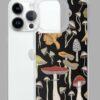 cosmic drifters mushroom clear case for iphone iphone 14 pro case with phone 64e26f258effb