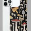 cosmic drifters mushroom clear case for iphone iphone 14 pro max case with phone 64e26f258f05d