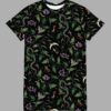 cosmic drifters nightshade print all over print t shirt dress front2