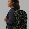cosmic drifters nightshade print backpack model