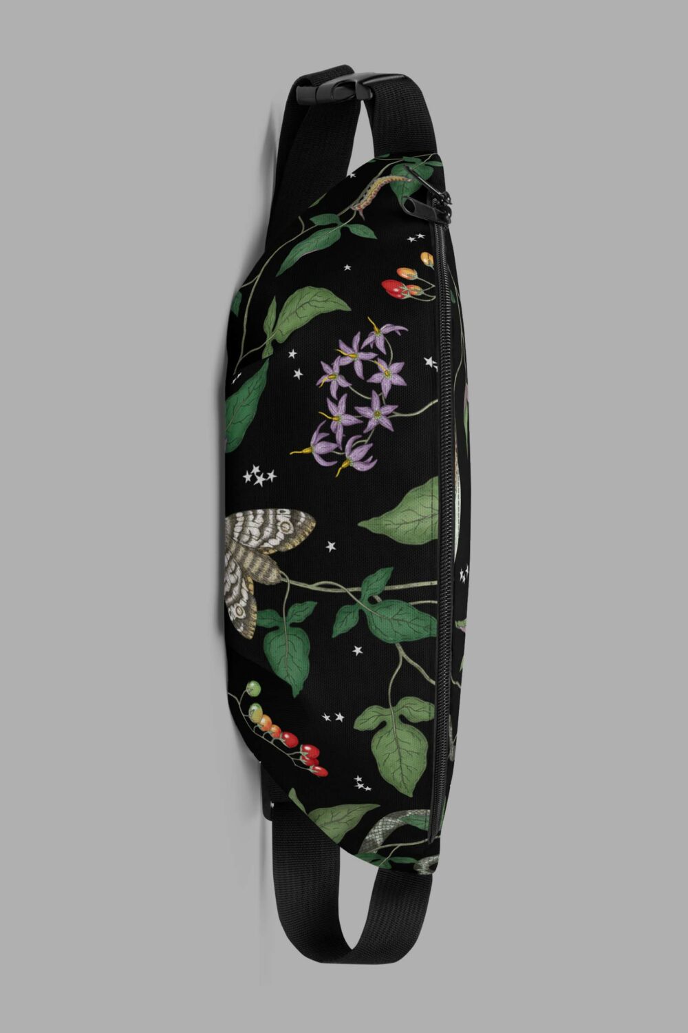 cosmic drifters nightshade print fanny pack front 2