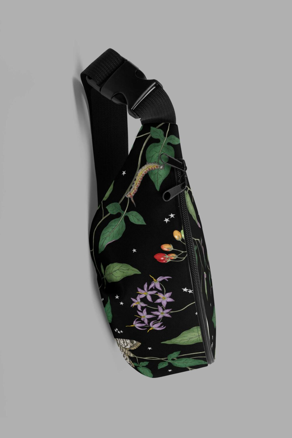 cosmic drifters nightshade print fanny pack side