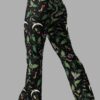 cosmic drifters nightshade print flare leggings back