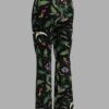 cosmic drifters nightshade print flare leggings back 2