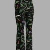 cosmic drifters nightshade print flare leggings front 2