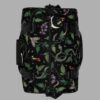 cosmic drifters nightshade print gym bag top
