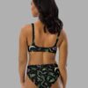 cosmic drifters nightshade print high waist bikini back