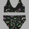 cosmic drifters nightshade print high waist bikini back2