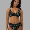 cosmic drifters nightshade print high waist bikini front